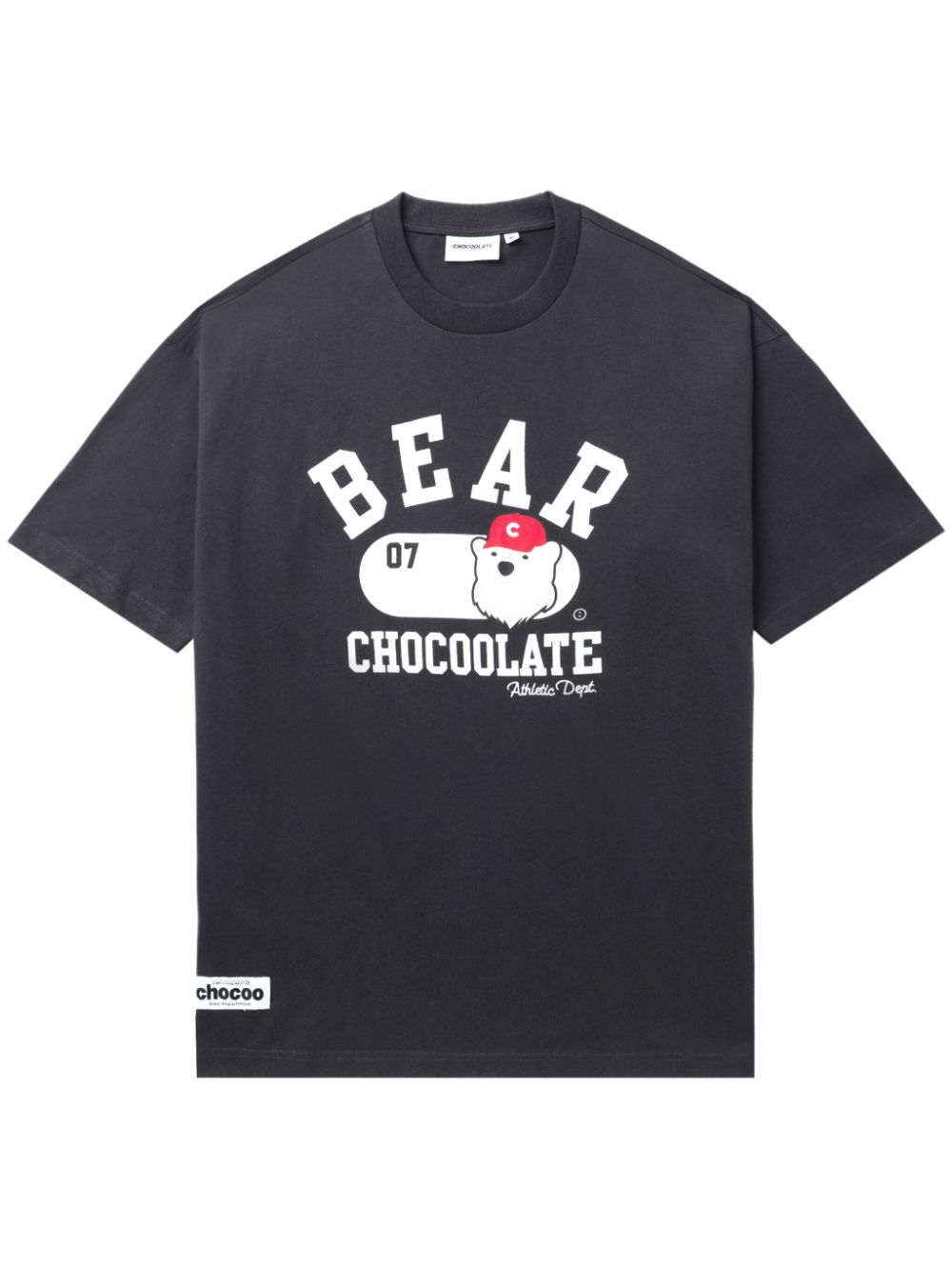 CHOCOOLATE Chocoo Bear cotton T-shirt - Grey von CHOCOOLATE