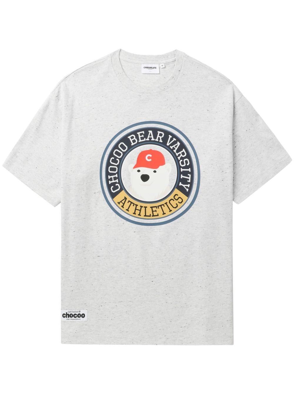 CHOCOOLATE Chocoo Bear cotton T-shirt - Grey von CHOCOOLATE