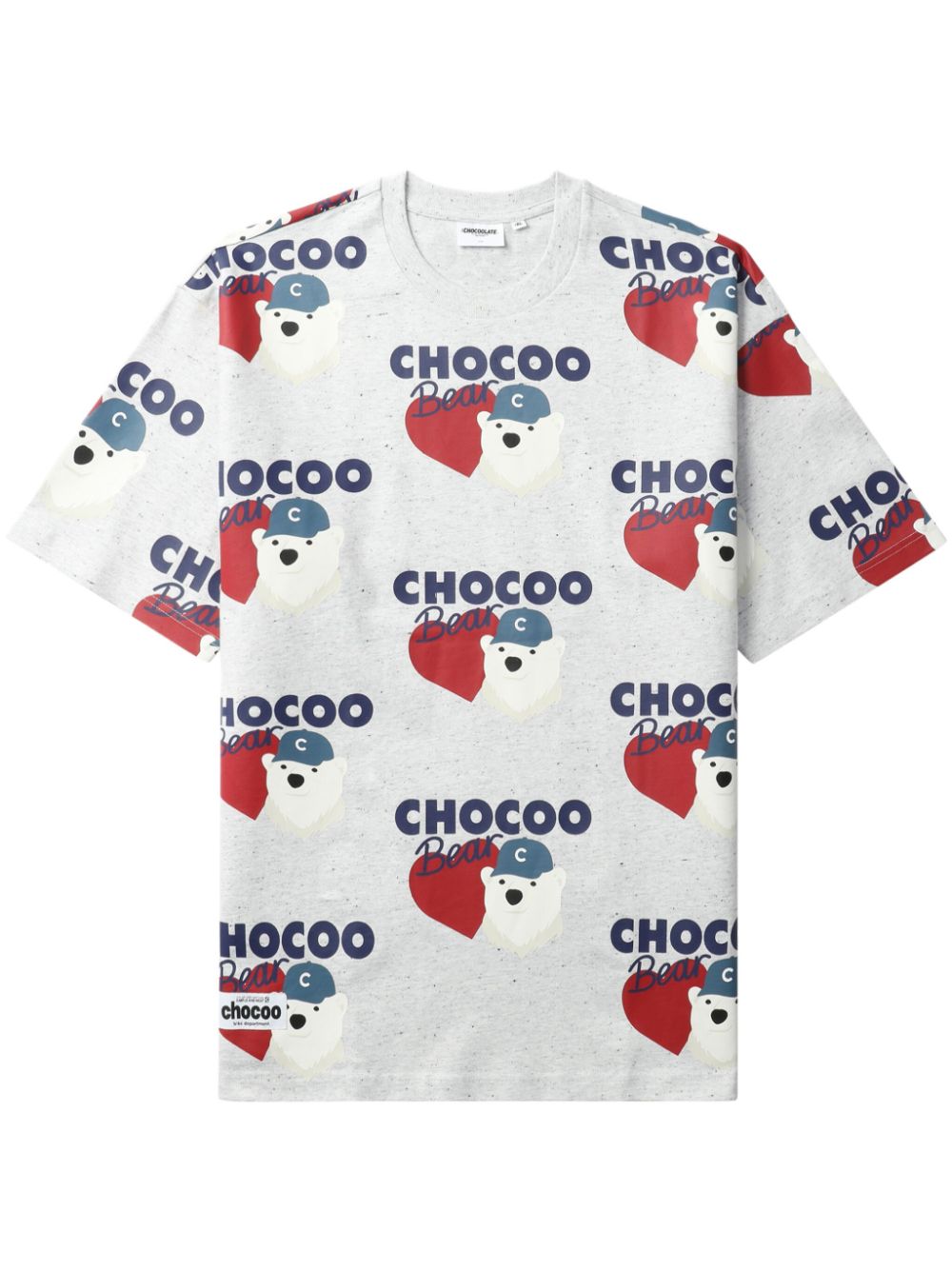 CHOCOOLATE Chocoo Bear cotton T-shirt - White von CHOCOOLATE