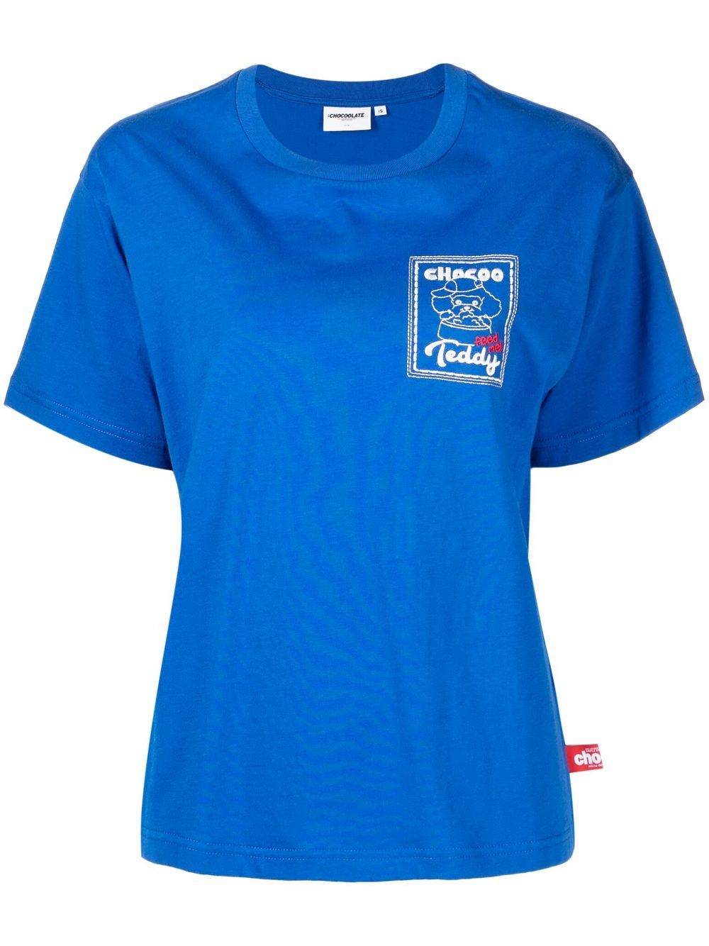 CHOCOOLATE Chocoo Teddy logo T-shirt - Blue von CHOCOOLATE