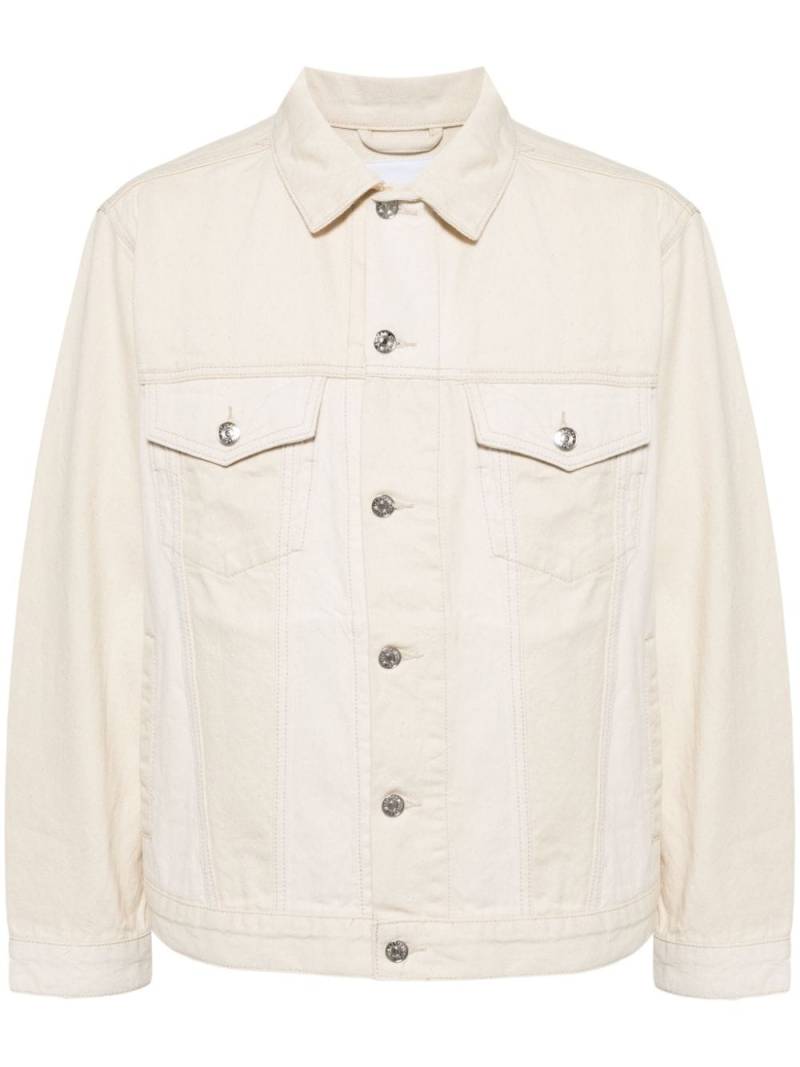 CHOCOOLATE cotton denim jacket - Neutrals von CHOCOOLATE