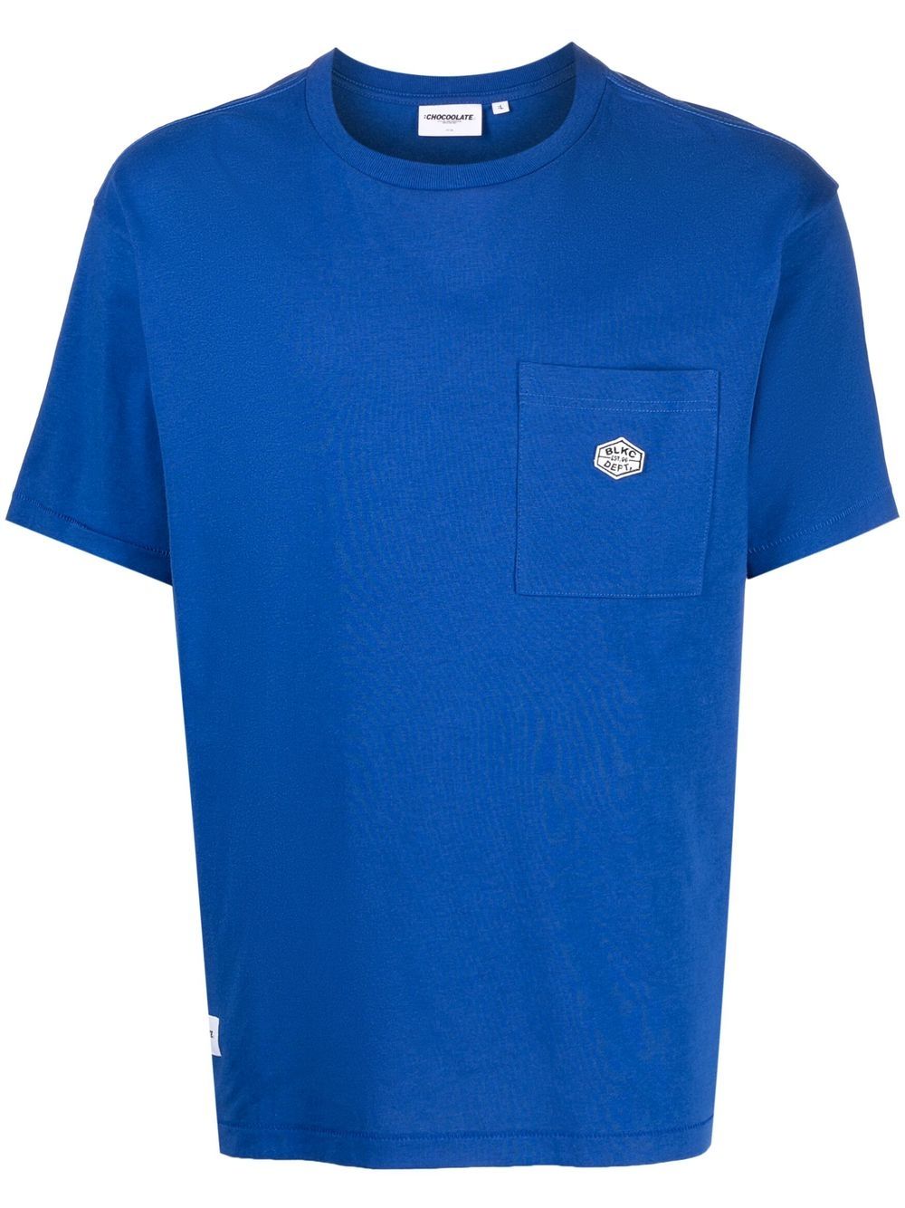 CHOCOOLATE graphic-print cotton T-shirt - Blue von CHOCOOLATE