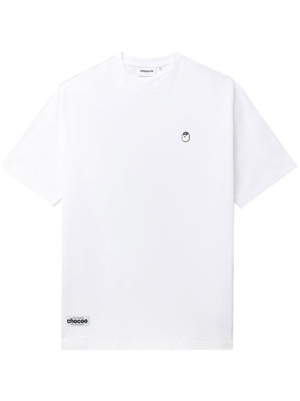 CHOCOOLATE graphic-print cotton T-shirt - White von CHOCOOLATE