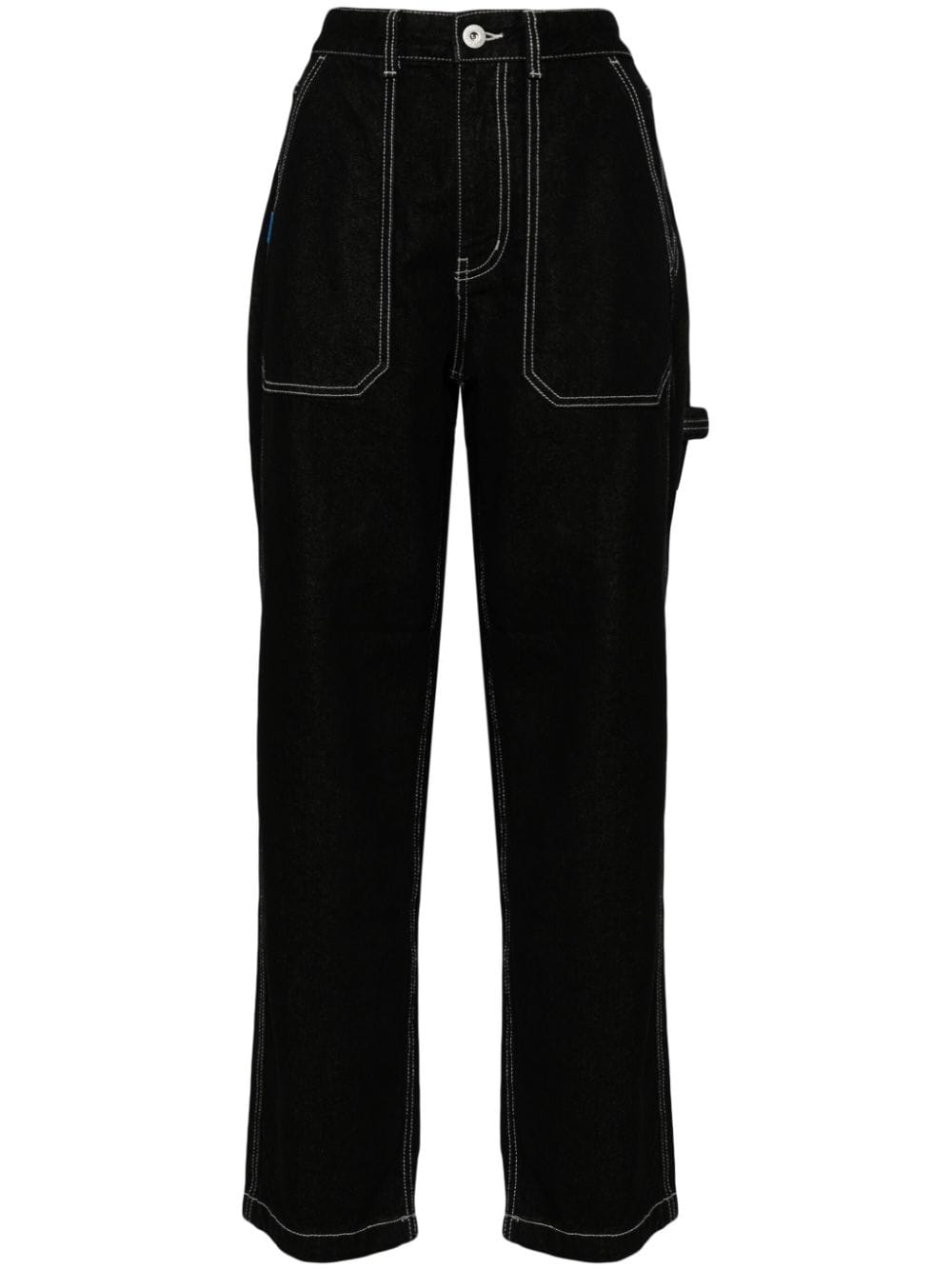 CHOCOOLATE high-waisted jeans - Black von CHOCOOLATE