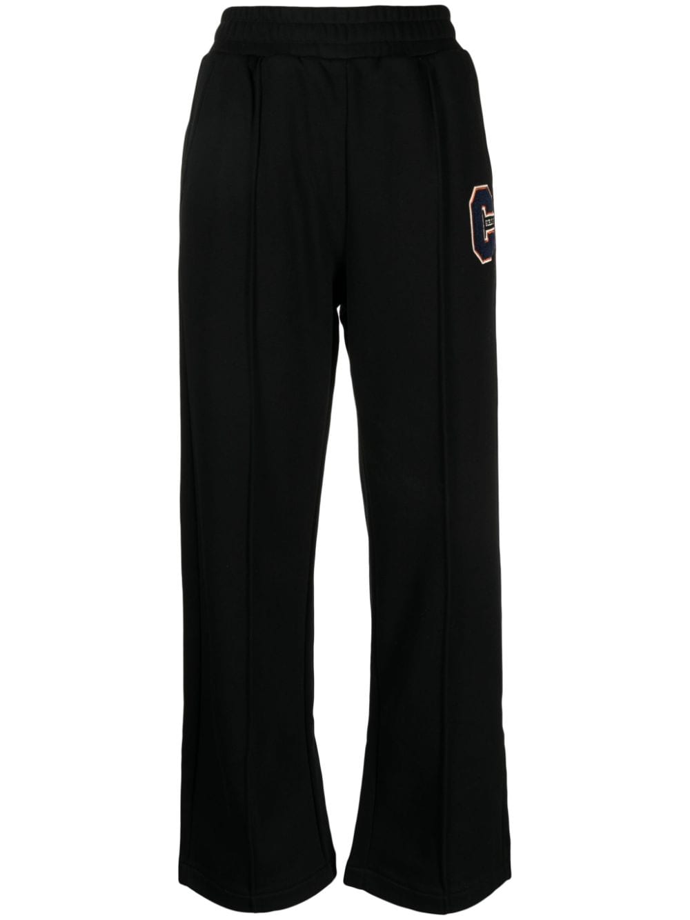 CHOCOOLATE logo-appliqué jersey track pants - Black von CHOCOOLATE