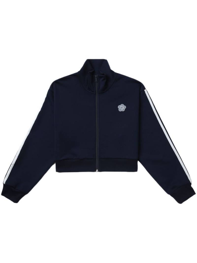 CHOCOOLATE logo-appliqué track jacket - Blue von CHOCOOLATE