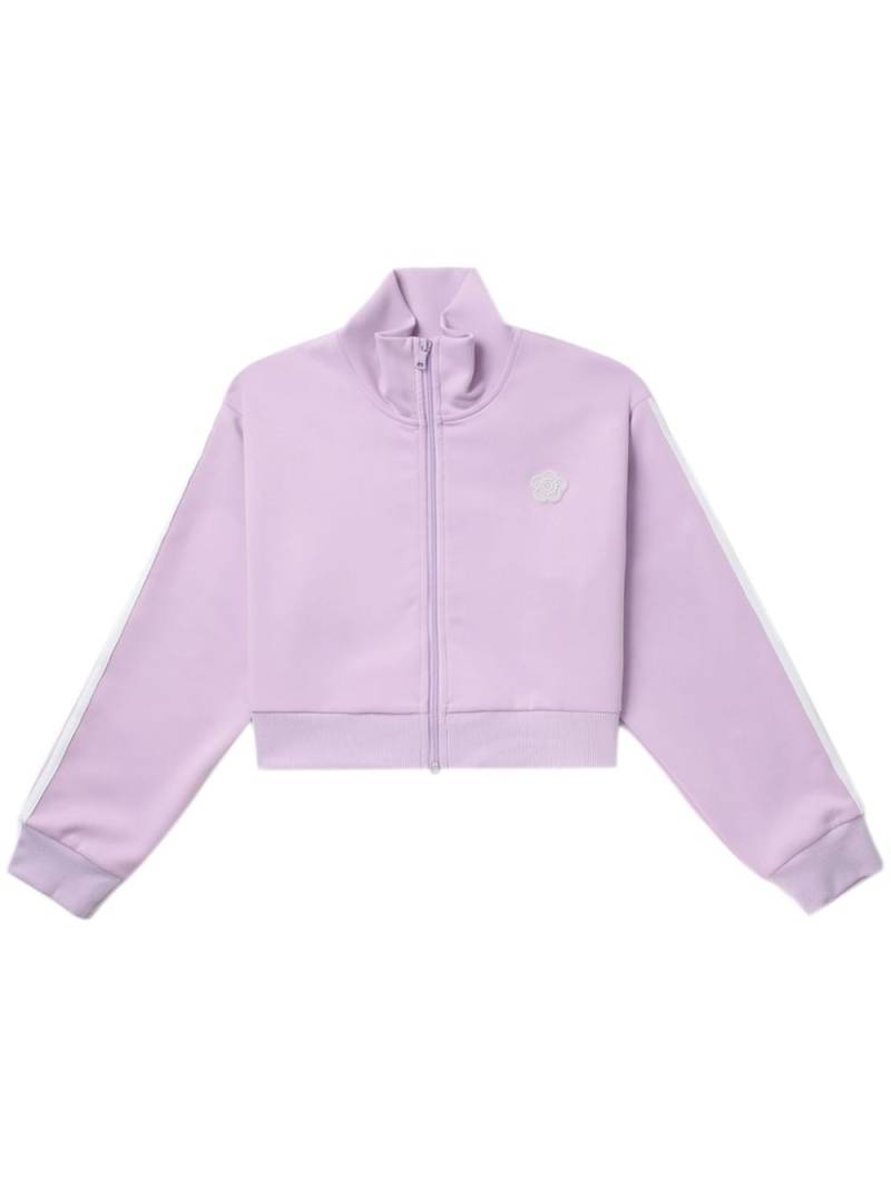 CHOCOOLATE logo-appliqué track jacket - Purple von CHOCOOLATE