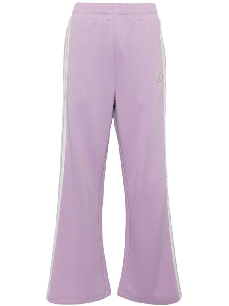 CHOCOOLATE logo-appliqué track pants - Purple von CHOCOOLATE