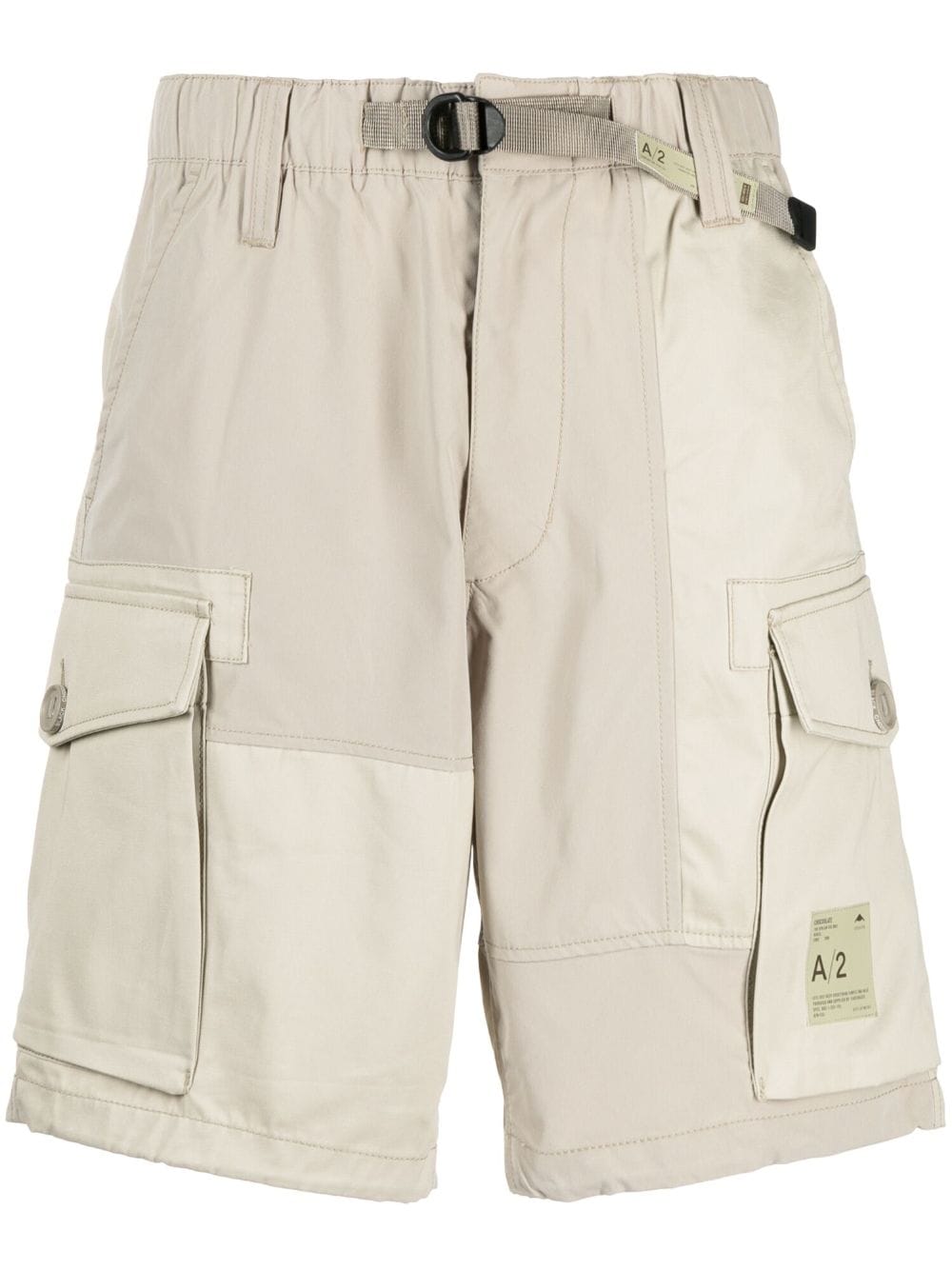 CHOCOOLATE logo-patch belted cargo shorts - Brown von CHOCOOLATE