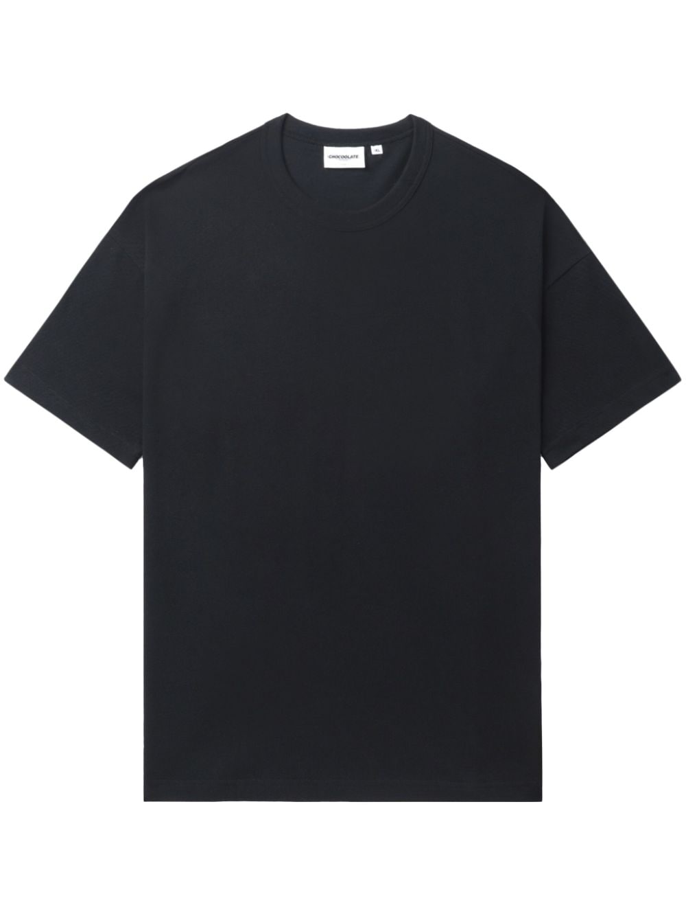 CHOCOOLATE logo-patch cotton T-shirt - Black von CHOCOOLATE