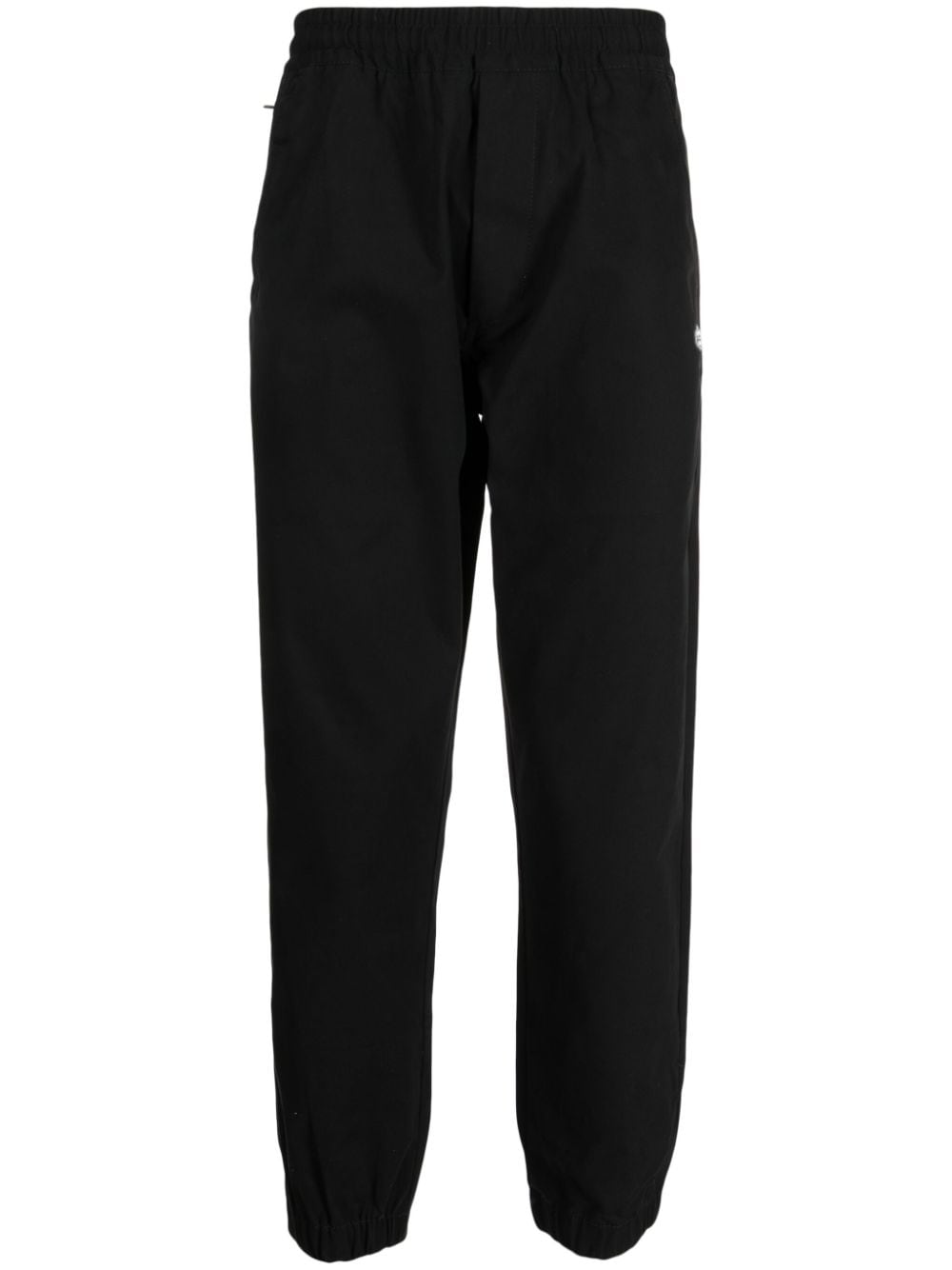 CHOCOOLATE logo-patch cotton track pants - Black von CHOCOOLATE