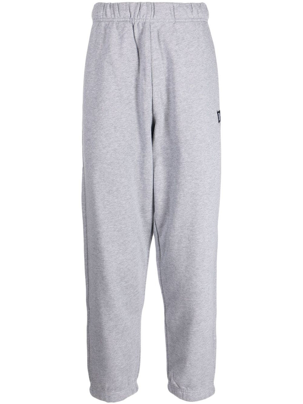 CHOCOOLATE logo-patch cotton track trousers - Grey von CHOCOOLATE