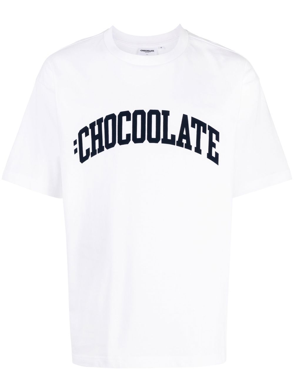 CHOCOOLATE logo-print T-shirt - White von CHOCOOLATE