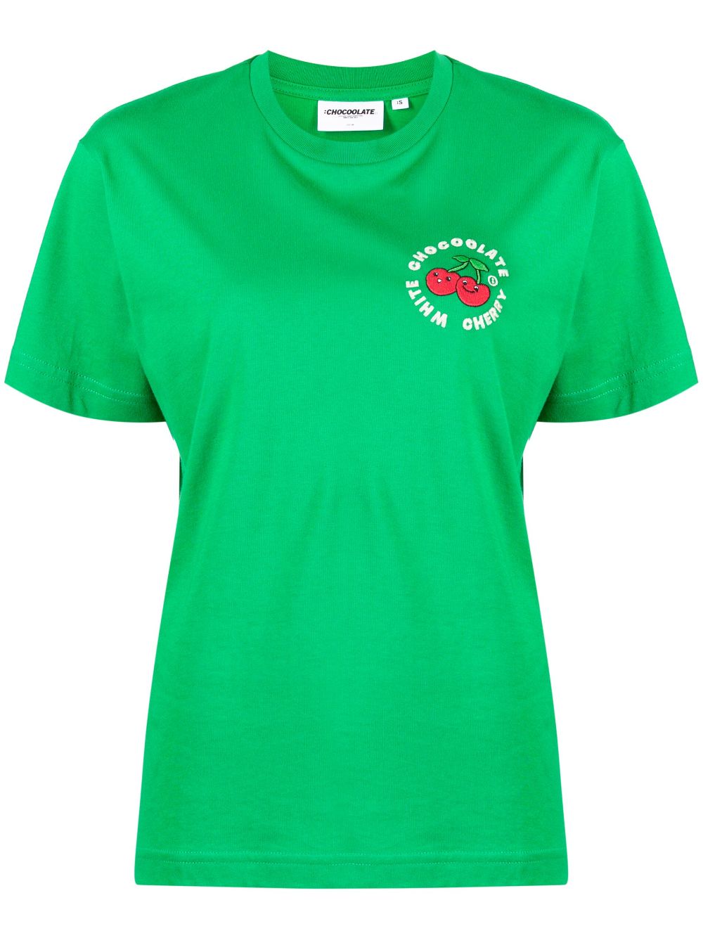 CHOCOOLATE logo-print cotton T-shirt - Green von CHOCOOLATE