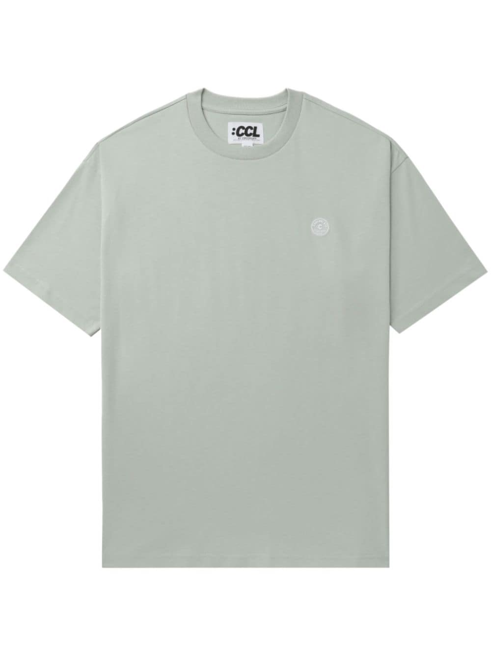 CHOCOOLATE logo-print cotton T-shirt - Grey von CHOCOOLATE