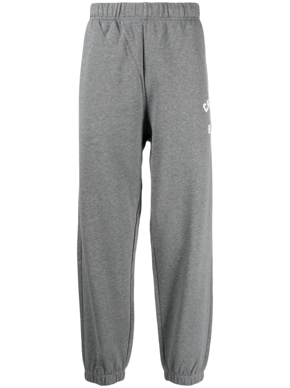 CHOCOOLATE logo-print cotton track pants - Grey von CHOCOOLATE