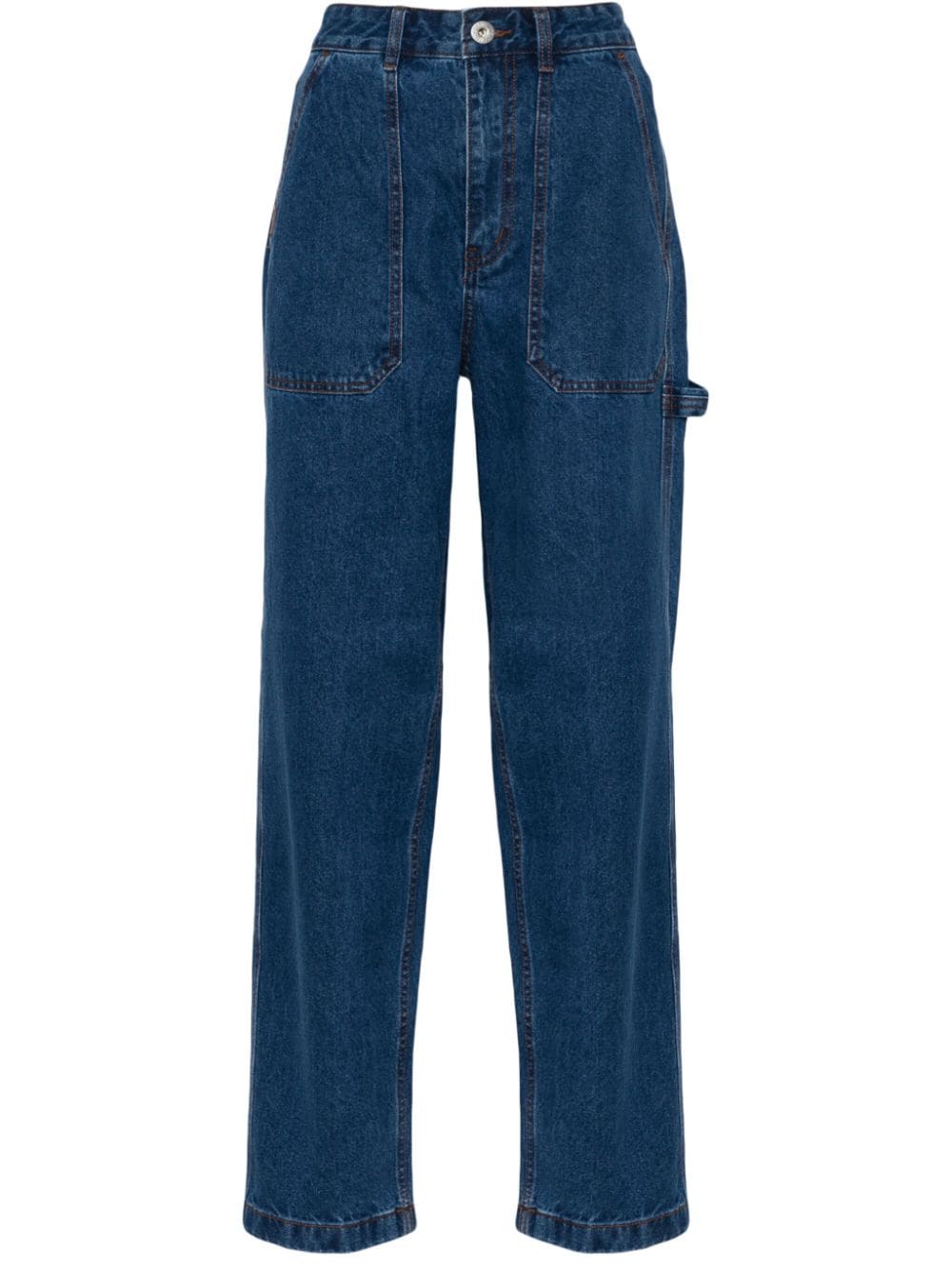 CHOCOOLATE straight-leg cargo jeans - Blue von CHOCOOLATE