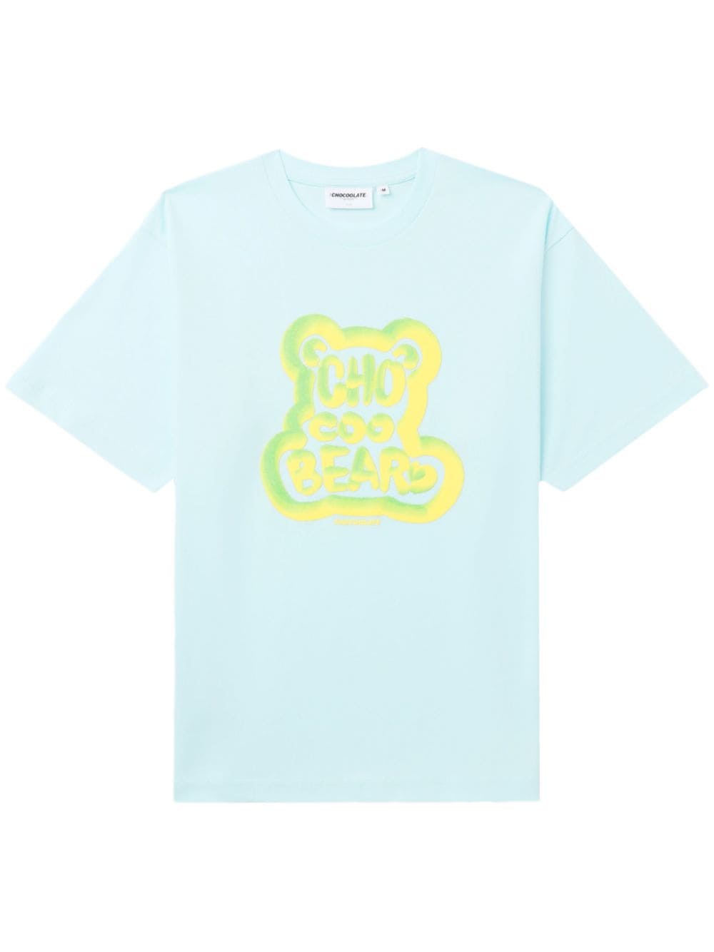 CHOCOOLATE teddy-bear print cotton T-shirt - Blue von CHOCOOLATE