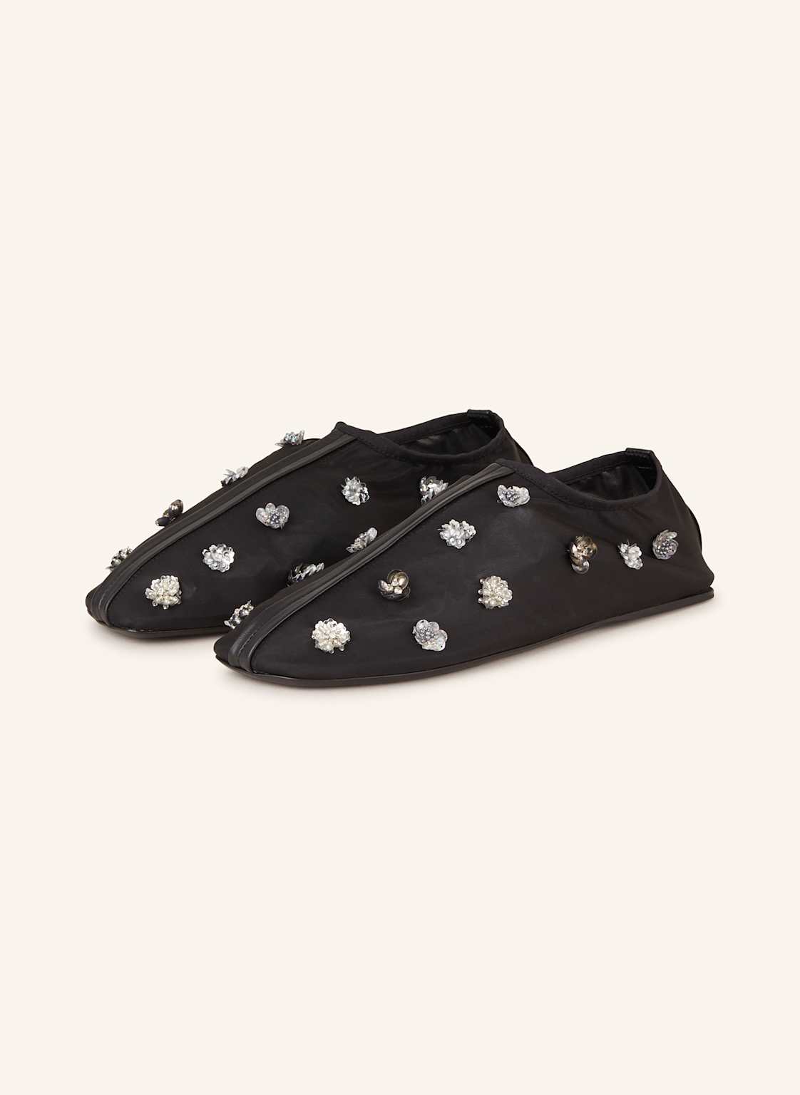 Christopher Esber Ballerinas Embla Mit Pailletten Und Schmucksteinen schwarz Christopher Esber Ballerinas Embla Mit Pailletten Und Schmucksteinen schwarz von CHRISTOPHER ESBER