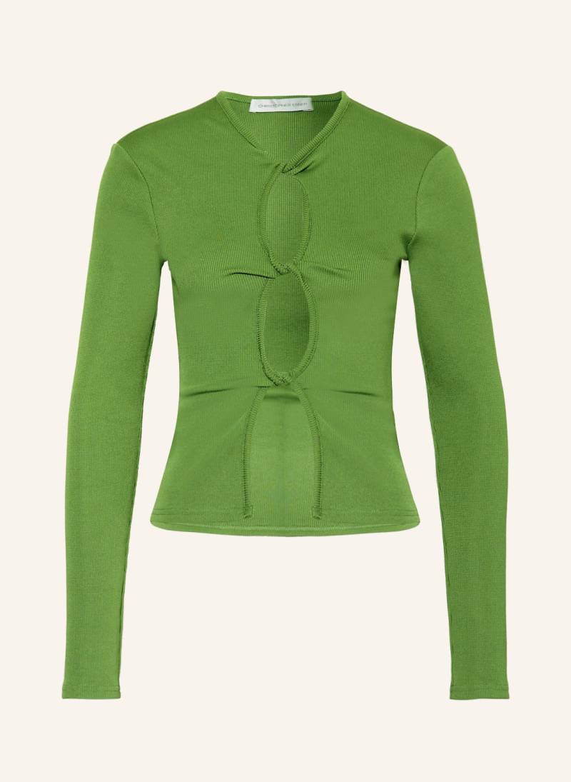 Christopher Esber Longsleeve Mit Cut-Out gruen von CHRISTOPHER ESBER