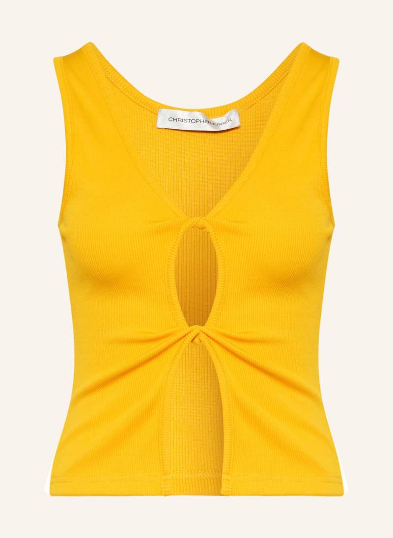 Christopher Esber Top Open Twist Mit Cut-Out gelb von CHRISTOPHER ESBER