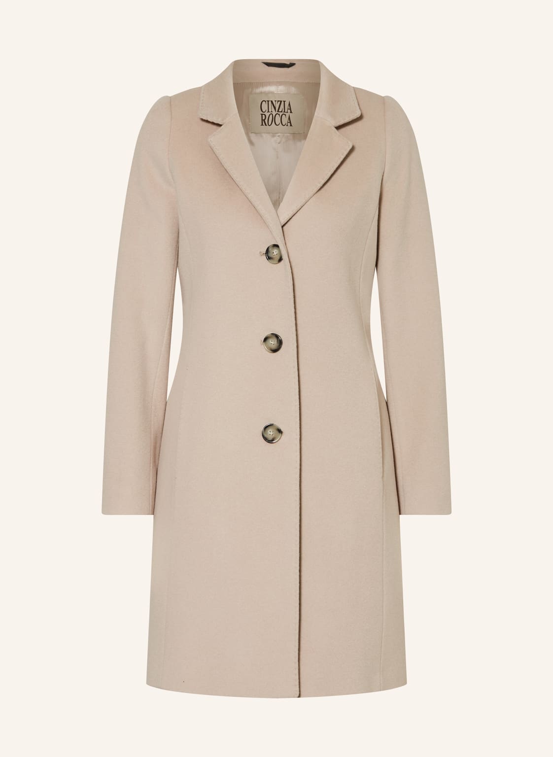 Cinzia Rocca Wollmantel beige Cinzia Rocca Wollmantel beige von CINZIA ROCCA