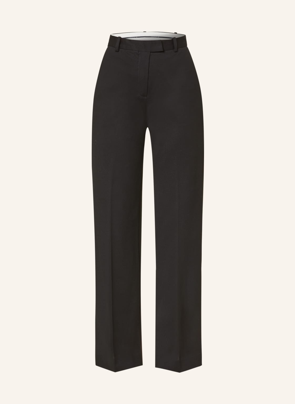 Circolo 1901 Marlenehose Aus Piqué schwarz Circolo 1901 Marlenehose Aus Piqué schwarz von CIRCOLO 1901