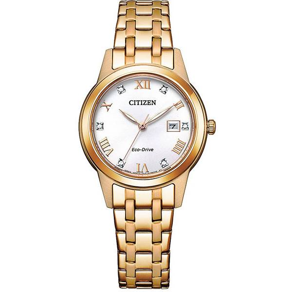 _CITIZEN Elegant Lady, Eco-Drive Solaruhr, Stahl rosé von CITIZEN