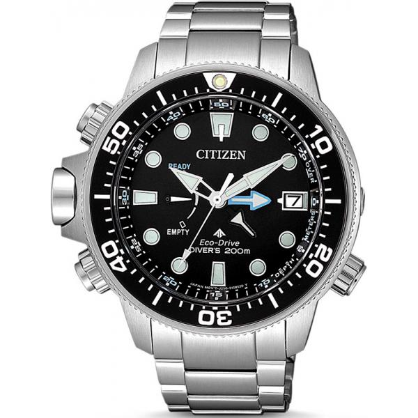 CITIZEN Promaster Aqualand Marine Eco-Drive, Taucheruhr Tiefenmesser Stahl von CITIZEN