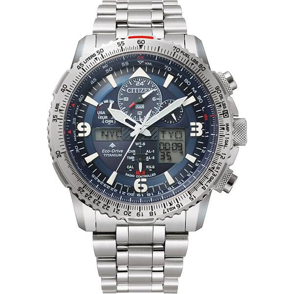 CITIZEN Promaster Super Skyhawk, Eco Drive Solar Funkuhr, Titan von CITIZEN