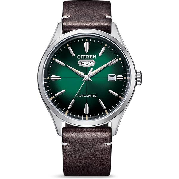 CITIZEN Retro Automatik Uhr C7 Day Date, Stahl grün CITIZEN Retro Automatik Uhr C7 Day Date, Stahl grün von CITIZEN