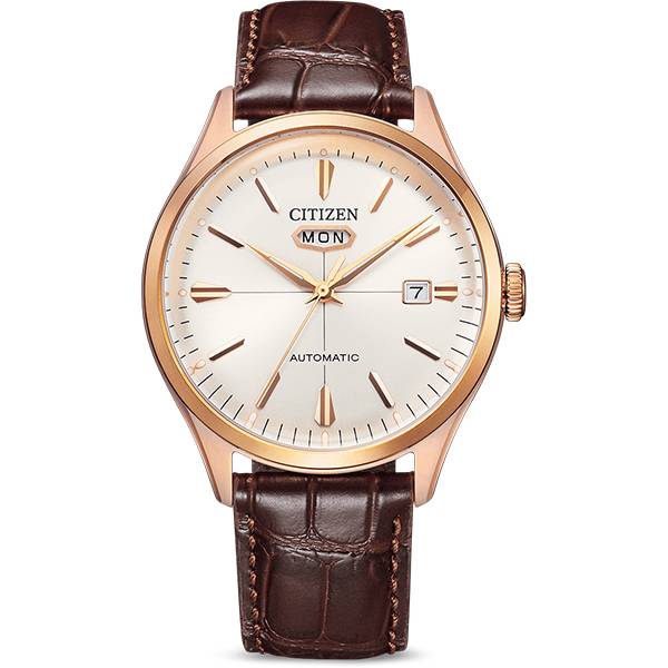 CITIZEN Retro Automatik Uhr C7 Day Date, vergoldet von CITIZEN