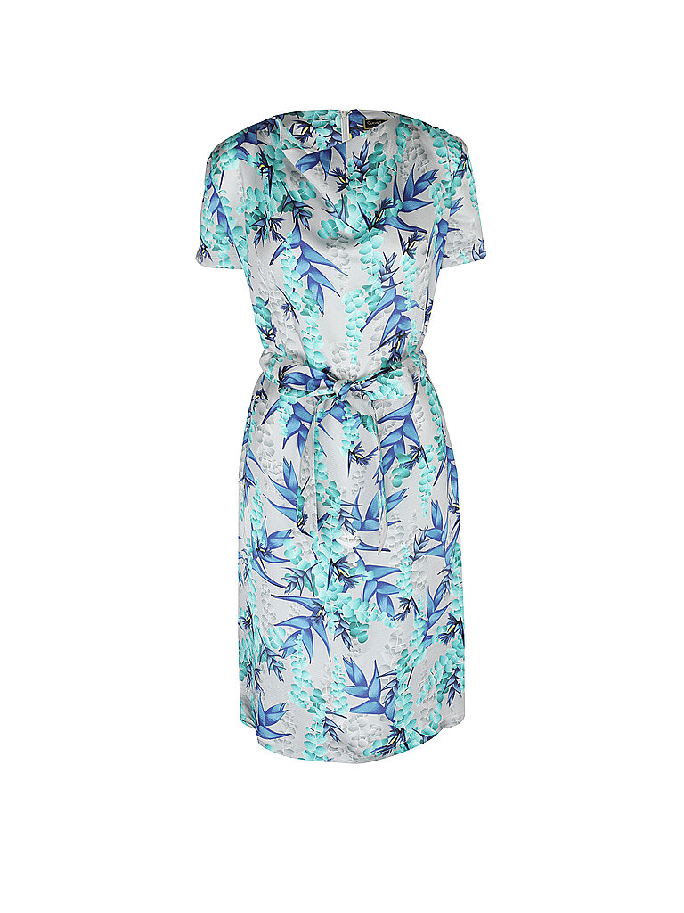 CLAUS TYLER Abendkleid AUSTRIAN EMBROIDERY PRINT FLORAL türkis | 40 von CLAUS TYLER