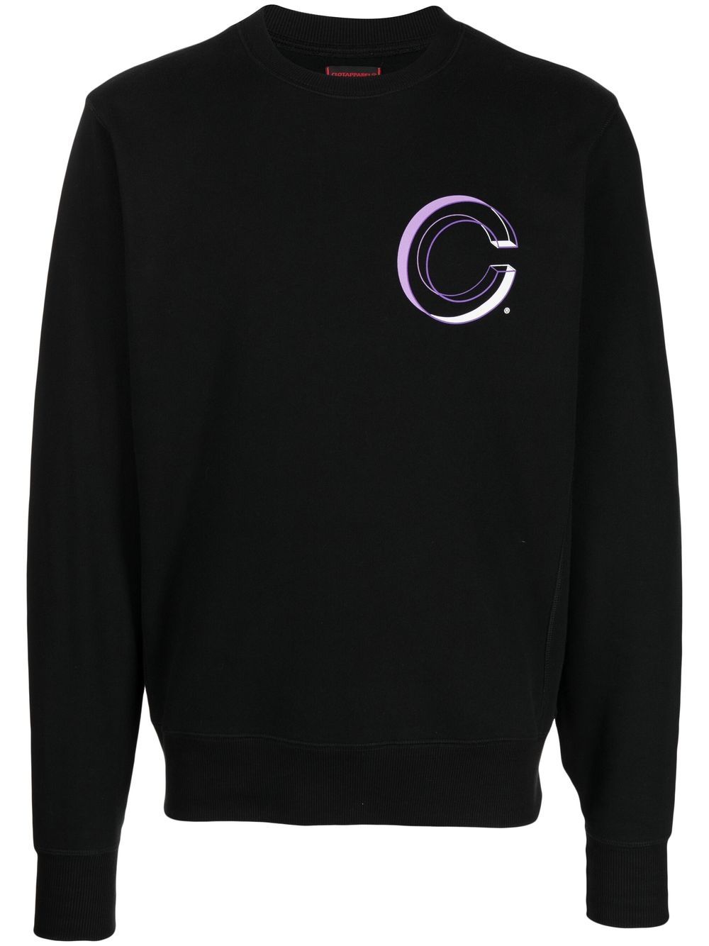 CLOT Globe Logo-print sweatshirt - Black von CLOT