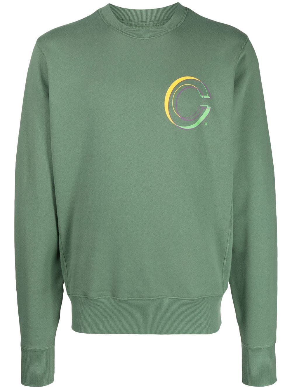 CLOT Globe Logo-print sweatshirt - Green von CLOT