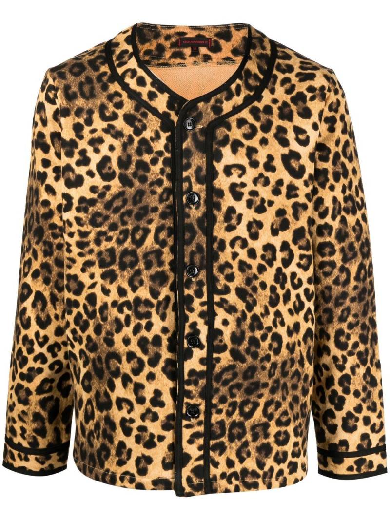 CLOT leopard-print button-front cardigan - Brown von CLOT