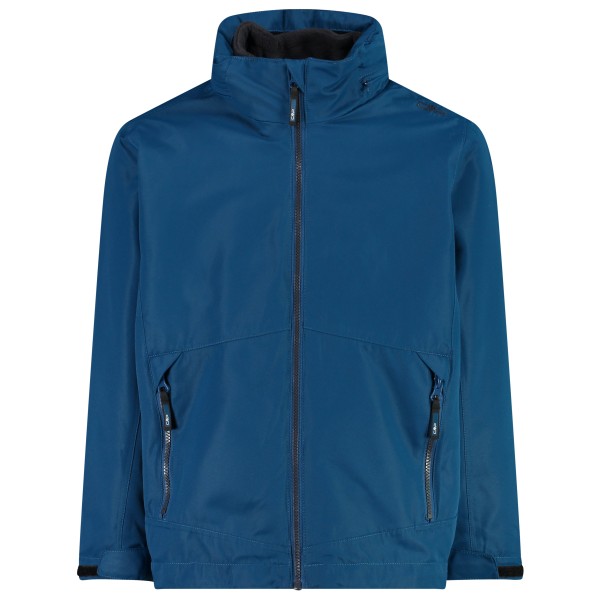 CMP - Boy's Jacket Fix Hood Detachable Inner Jacket - Doppeljacke Gr 104 blau von CMP