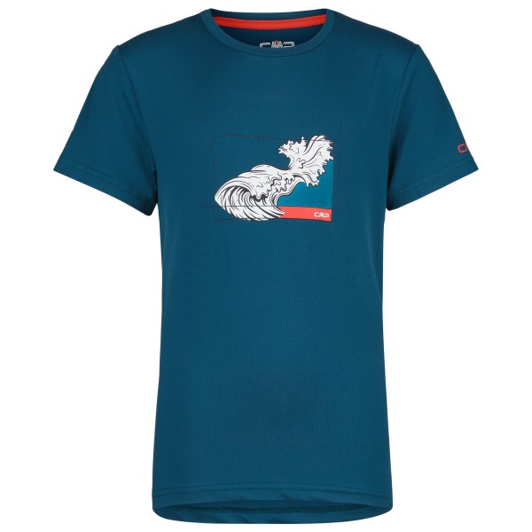CMP - Boy's T-Shirt Stretch - T-Shirt Gr 104 blau von CMP