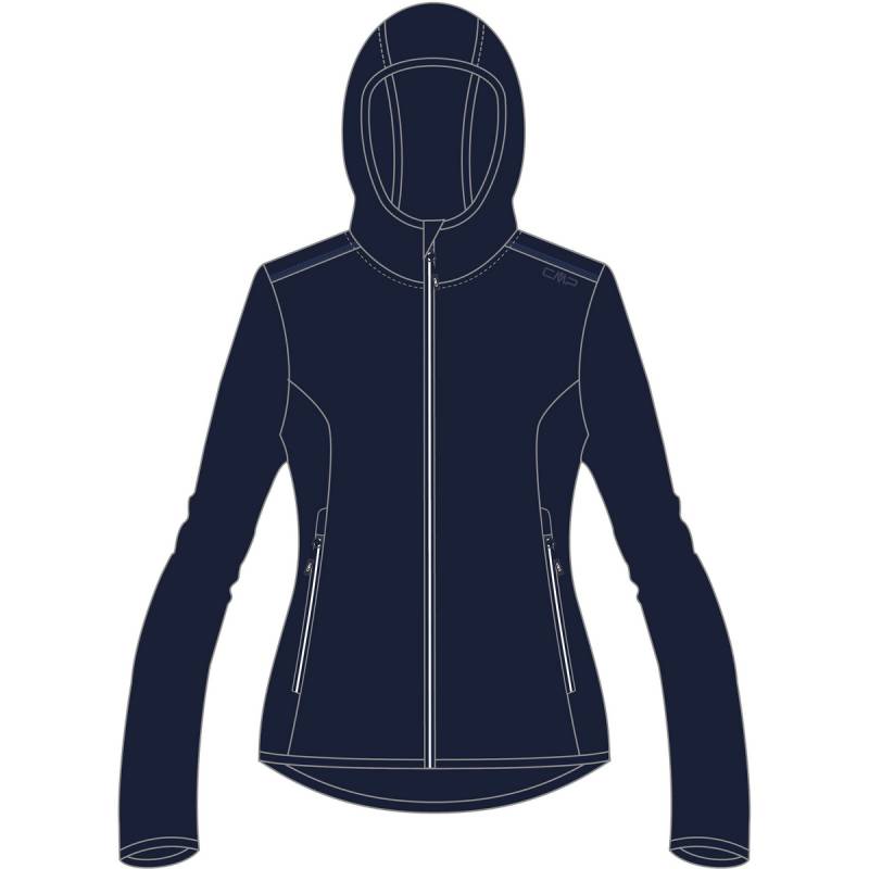 CMP Damen Highloft Hoodie Jacke von CMP