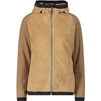 CMP Damen Strickjacke Hoodie camel | 34 von CMP