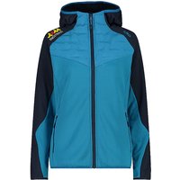 CMP Damen Touren Hybridjacke Performance Hoodie petrol | 44 von CMP