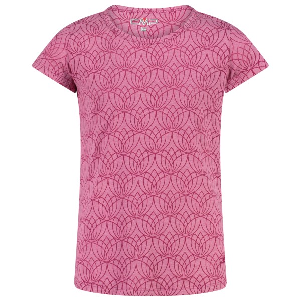 CMP - Girl's Burnout Jersey T-Shirt - T-Shirt Gr 110 rosa CMP - Girl's Burnout Jersey T-Shirt - T-Shirt Gr 110 rosa von CMP