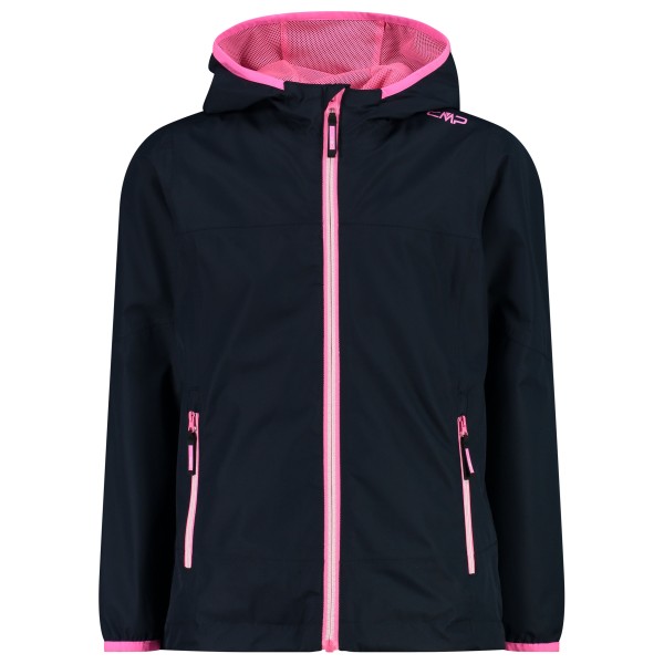 CMP - Girl's Jacket Fix Hood Ripstop - Regenjacke Gr 98 blau von CMP