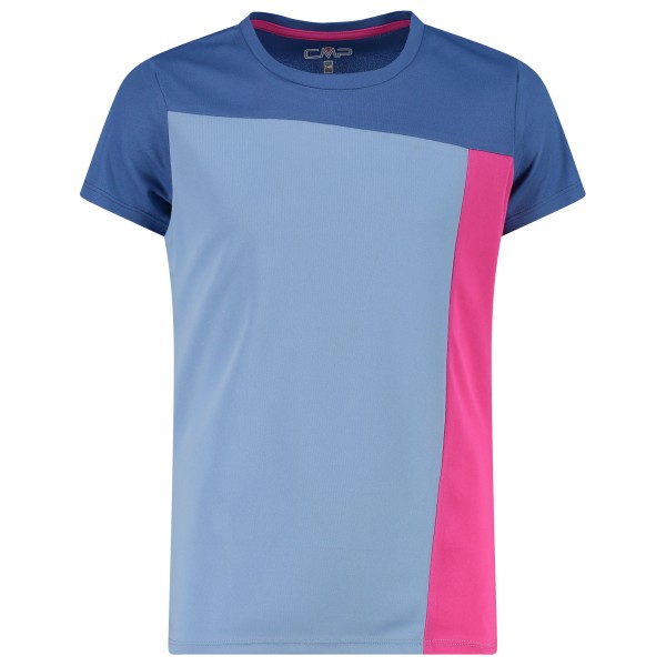 CMP - Girl's T-Shirt Piquet - T-Shirt Gr 110 blau von CMP
