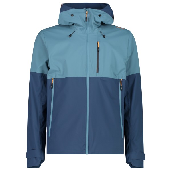 CMP - Jacket Fix Hood 3 Layer - Regenjacke Gr 46;48;50;52;54;56;58 blau;schwarz von CMP