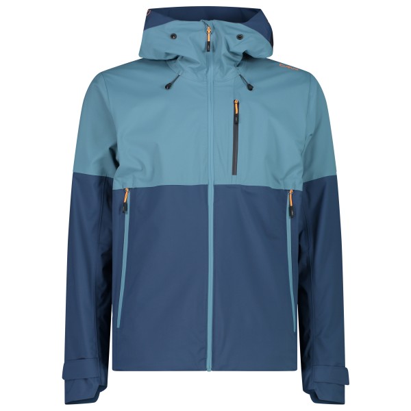 CMP - Jacket Fix Hood 3 Layer - Regenjacke Gr 48 blau von CMP