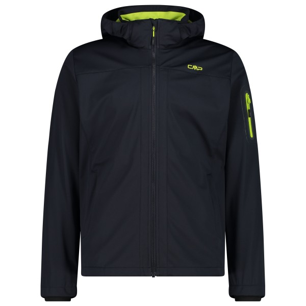 CMP - Jacket Zip Hood Light Melange - Softshelljacke Gr 54 schwarz/blau CMP - Jacket Zip Hood Light Melange - Softshelljacke Gr 54 schwarz/blau von CMP