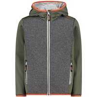 CMP Jungen Fleecejacke Hoodie grau | 152 von CMP