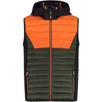 CMP Jungen Iso Hybridweste mit Ripstop orange | 164 von CMP