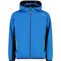 CMP Jungen Softshelljacke Cyano Hoodie blau | 116 von CMP